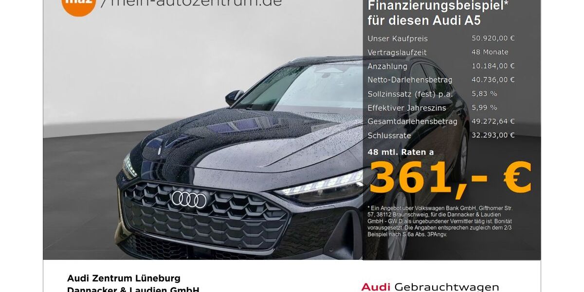 Audi A5 1.978 km 50.920 &euro; Lüneburg 21337