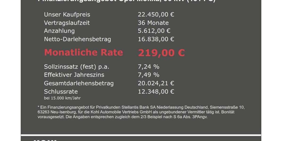 Opel Mokka 20.000 km 22.450 &euro; Aachen 52078