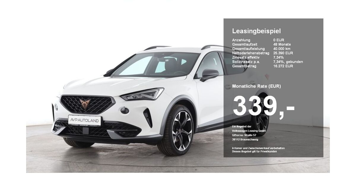 Cupra Formentor 73.221 km 25.390 &euro; Burghausen 84489