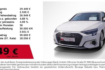 Audi A3 23.900 km 28.680 € Lauf an der Pegnitz 91207