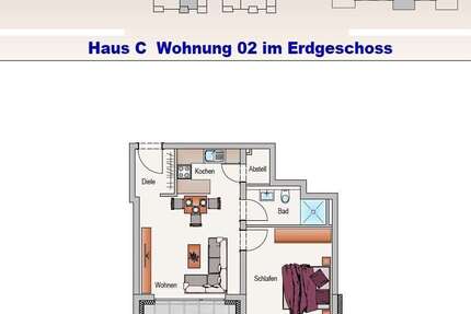 Wohnung Blaufelden - 2 Zimmer, 53 m&sup2;, 214.000&euro; | Angebot:25194668