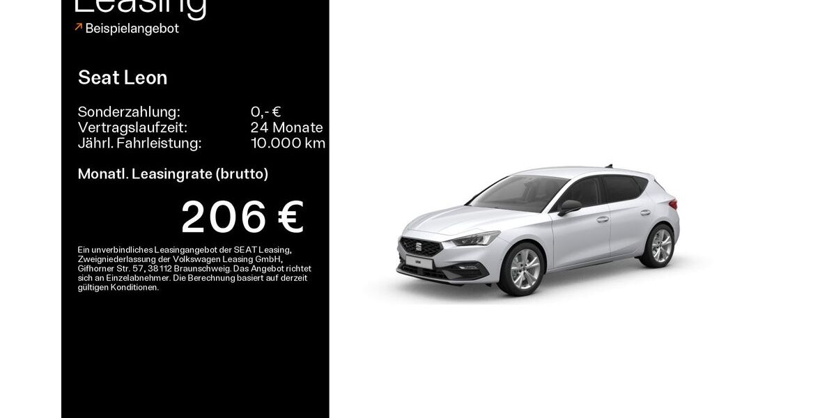 Seat Leon 13.754 km 25.990 &euro; Haßfurt 97437