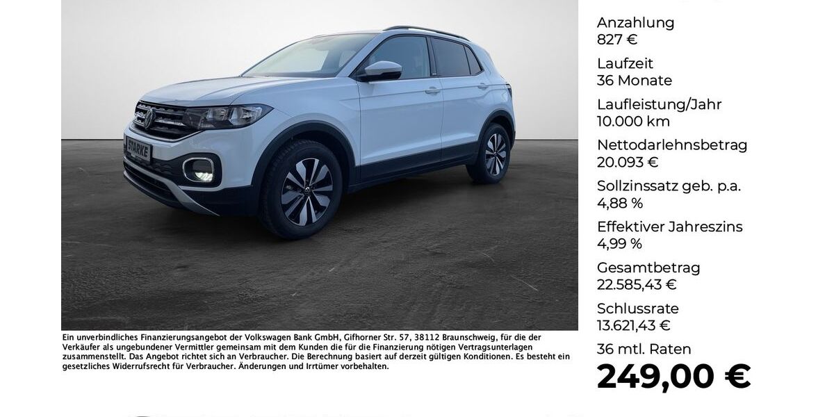 VW T-Cross 11.514 km 20.420 &euro; Vechta 49377