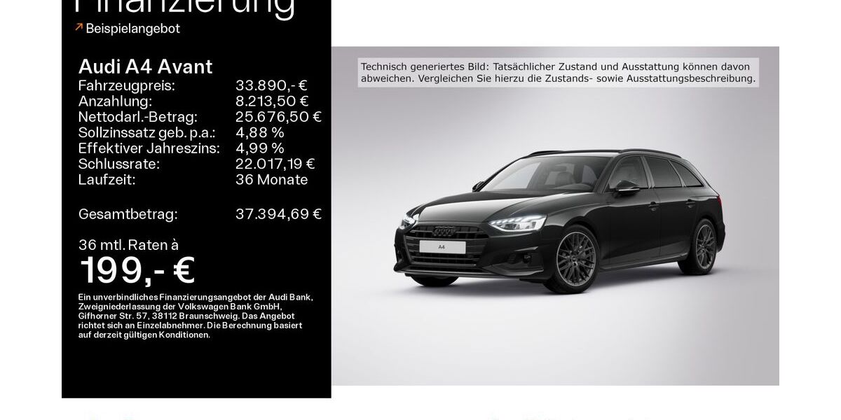Audi A4 63.286 km 33.890 € Hofheim 65719