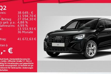 Audi Q2 13.851 km 38.649 &euro; Eching 85386