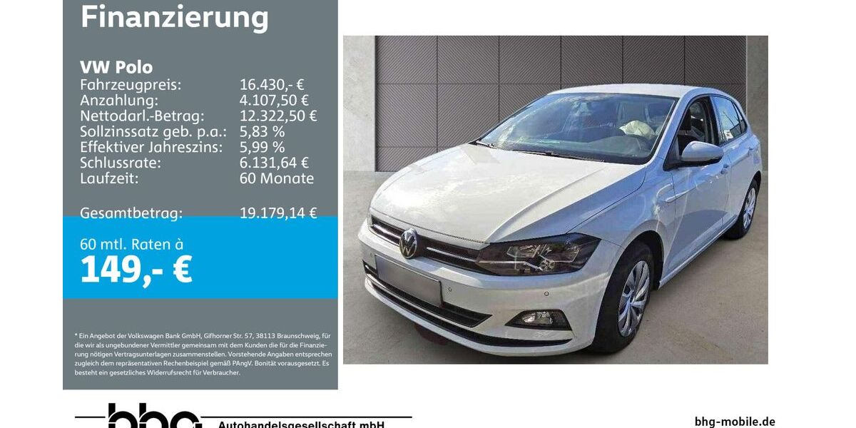 VW Polo 60.307 km 16.430 &euro; Mössingen 72116