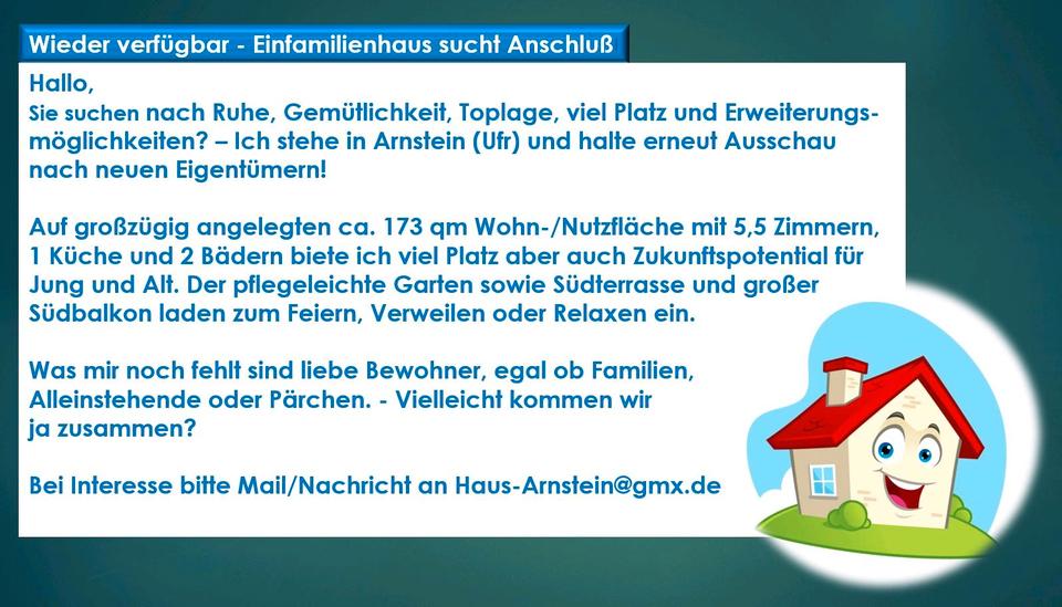 Einfamilienhaus Arnstein - 6 Zimmer, 173 m&sup2;, 510.000&euro; | Angebot:27068000