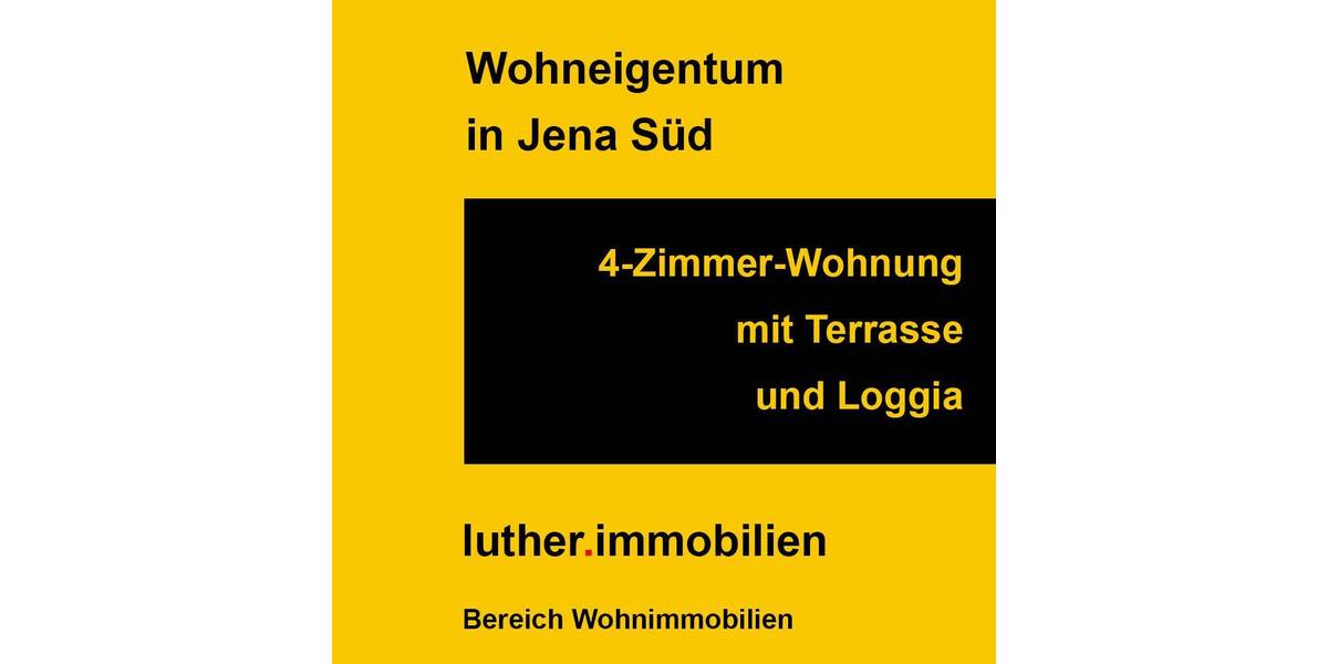 Etagenwohnung Jena Ammerbach - 4 Zimmer, 86 m&sup2;, 399.000&euro; | Angebot:26672589