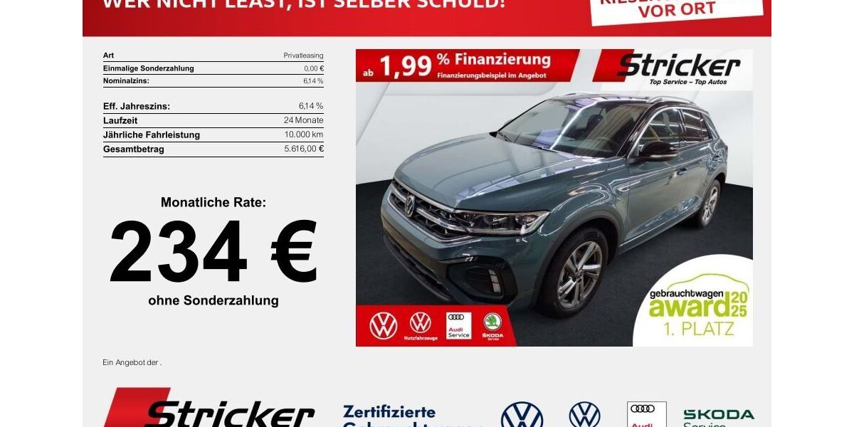 VW T-Roc 16.858 km 28.449 &euro; Detmold 32760
