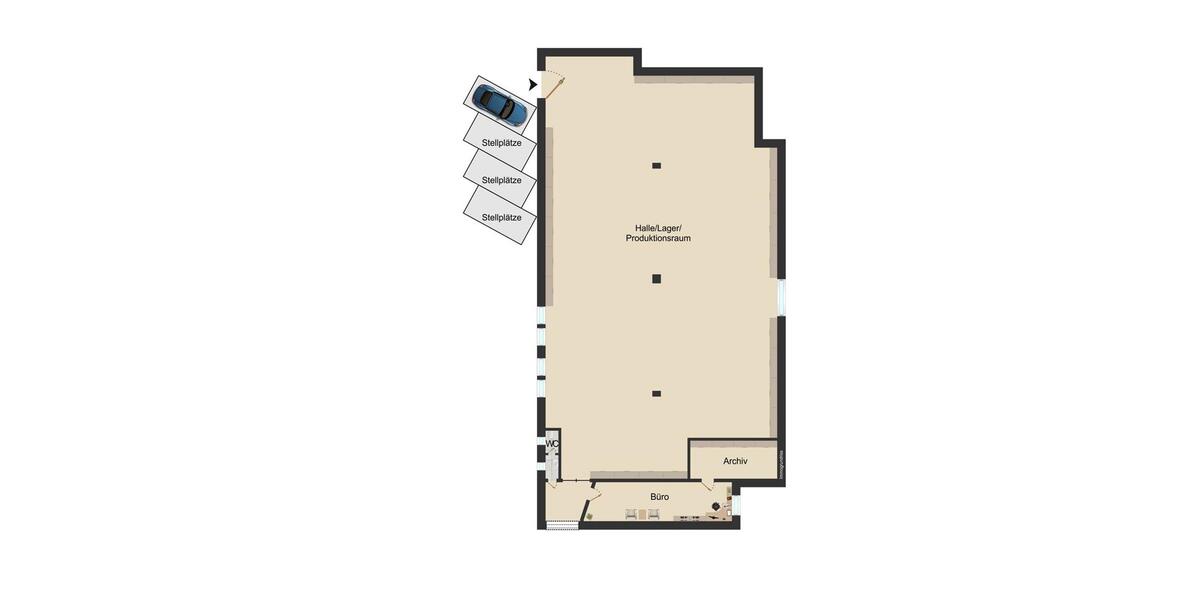 Gewerbeobjekt Nittenau - 1.785&euro; | Angebot:23795905