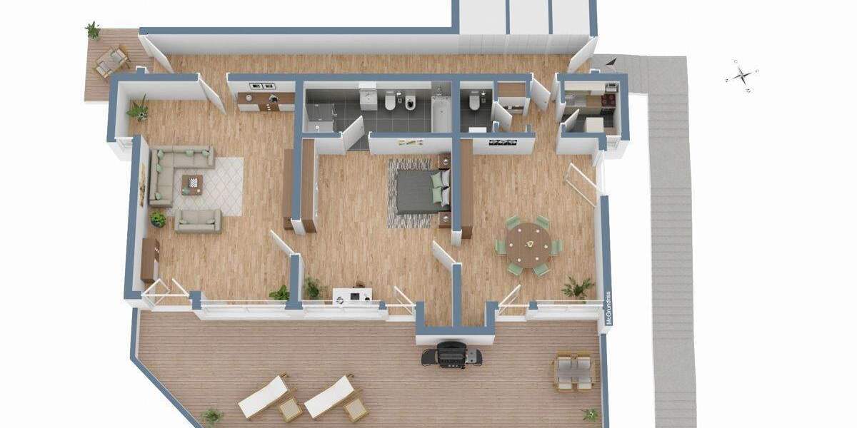 Etagenwohnung Herrsching am Ammersee Herrsching - 3 Zimmer, 140 m&sup2;, 690.000&euro; | Angebot:25672584