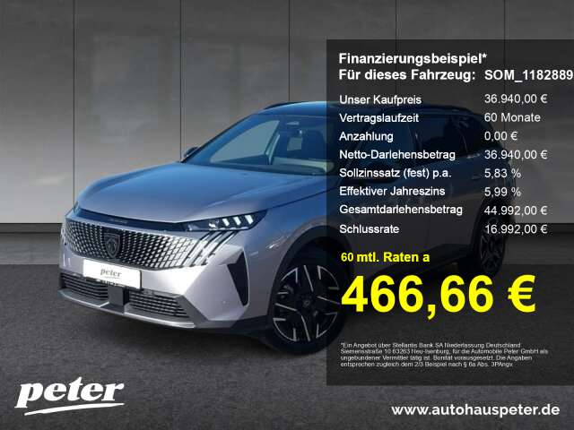 Peugeot 5008 9.500 km 36.940 &euro; Mühlhausen 99974