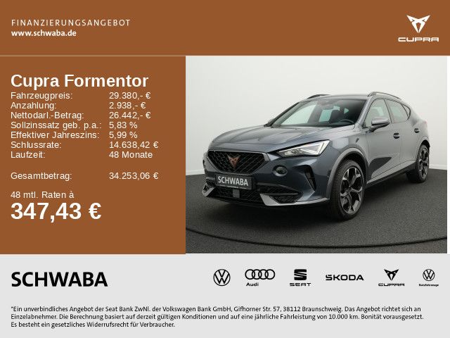 Cupra Formentor 61.500 km 28.380 € Gersthofen 86368