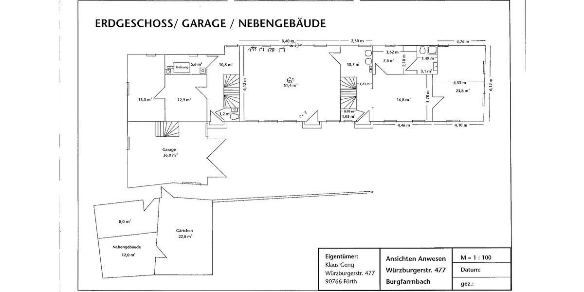 Mehrfamilienhaus, Wohnhaus Fürth Eigenes Heim - 16 Zimmer, 380 m&sup2;, 675.000&euro; | Angebot:26367841