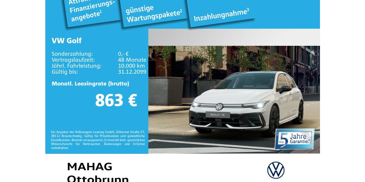 VW Golf 3.000 km 66.990 &euro; Ottobrunn 85521