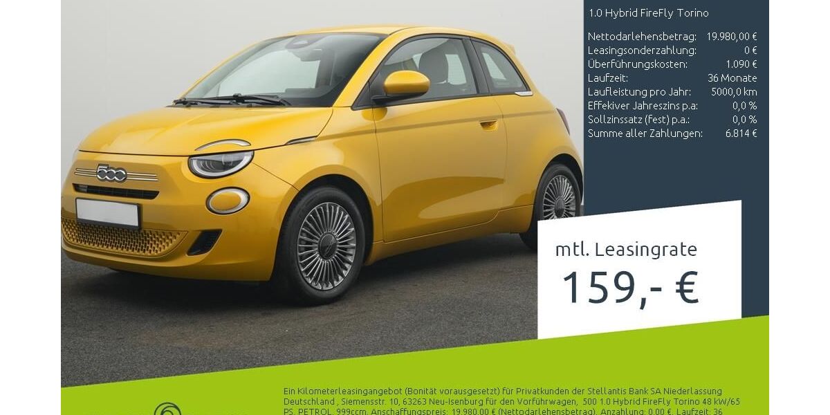 Fiat 500 2.000 km 19.450 &euro; Borken 46325