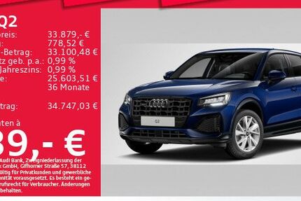 Audi Q2 19.555 km 33.879 &euro; Eching 85386