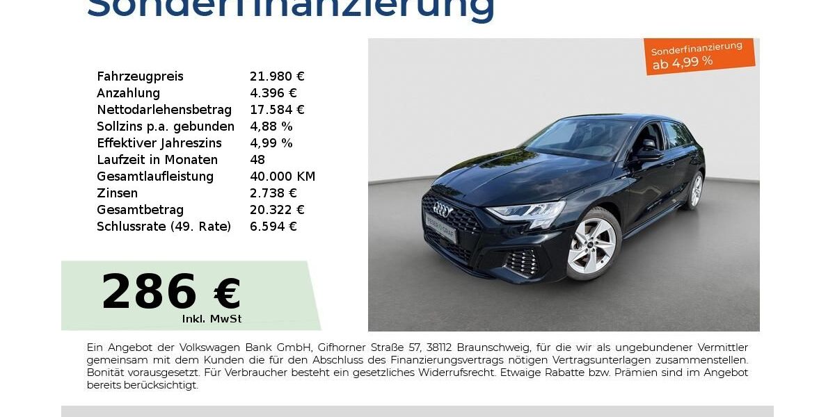 Audi A3 76.790 km 21.980 &euro; Cadolzburg 90556