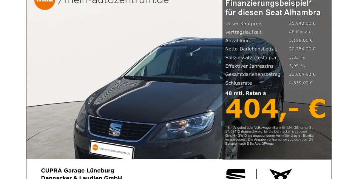 Seat Alhambra 74.302 km 25.942 &euro; Lüneburg 21337