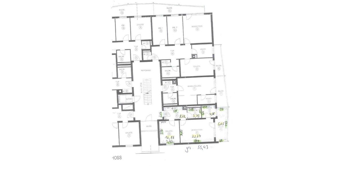 Etagenwohnung Germering - 2 Zimmer, 55 m&sup2;, 335.000&euro; | Angebot:25987659
