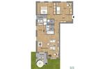 Große 3-Zimmer-Wohnung mit Garten zu vermieten!