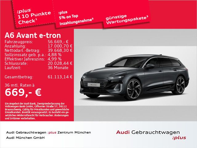 Audi A6 e-tron 7.426 km 56.669 &euro; Eching 85386
