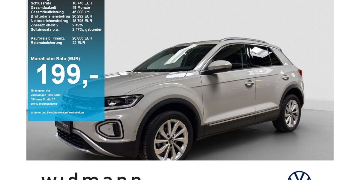 VW T-Roc 8.490 km 25.950 &euro; Schwäbisch Gmünd 73527