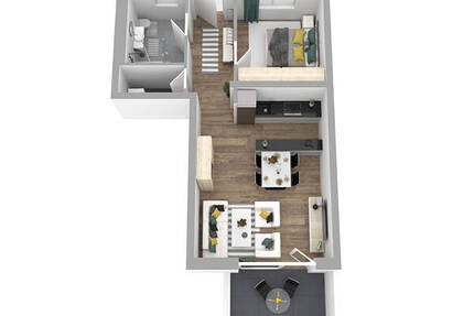 IN BAU - NEUBAU VON 16 EIGENTUMSWOHNUNGEN IN ABSOLUTER SPITZENLAGE VON BAD HERSFELD - EHEMALS STADTHOTEL 2 zimmer