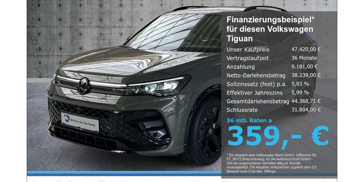 VW Tiguan 9.982 km 47.420 &euro; Scheeßel 27383