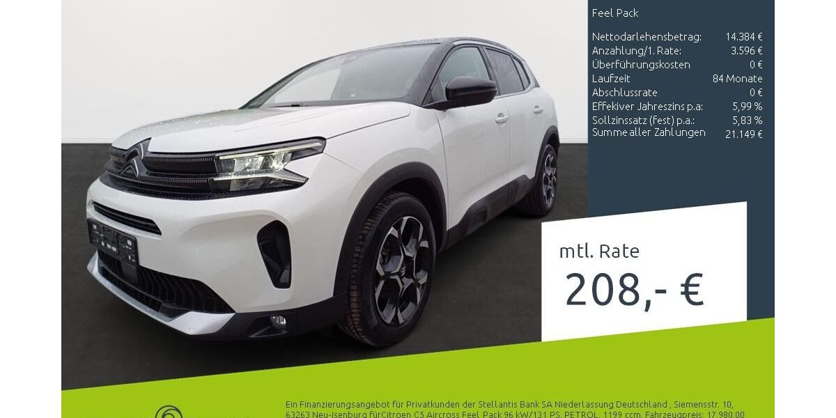 Citroen C5 Aircross 19.639 km 17.980 &euro; Münster - Amelsbüren 48163