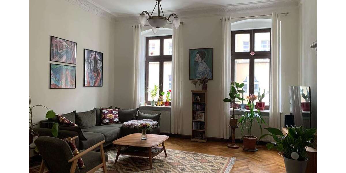 Etagenwohnung Görlitz Südstadt - 2 Zimmer, 77 m&sup2;, 500&euro; | Angebot:26877189