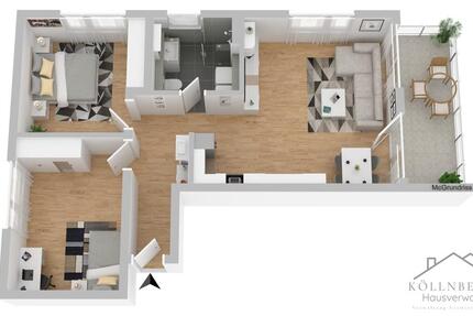 Wohnung Untergriesbach - 3 Zimmer, 75 m&sup2;, 695&euro; | Angebot:26393675