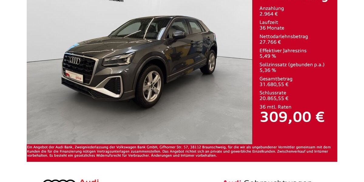 Audi Q2 9.987 km 30.730 &euro; Giessen 35394
