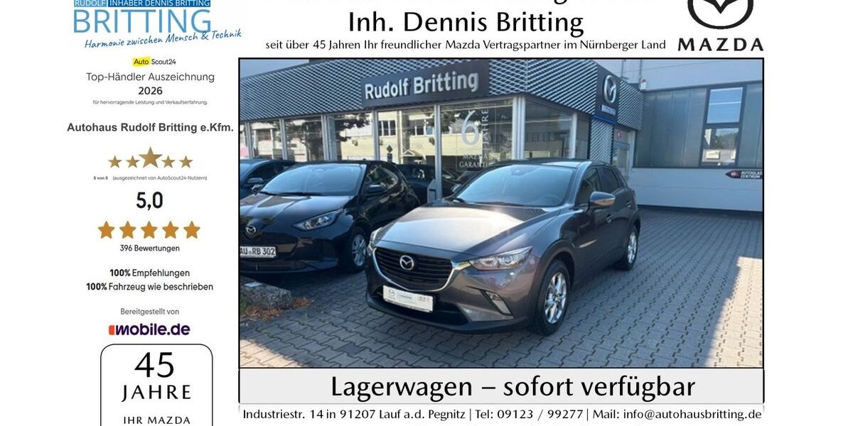 Mazda CX-3 78.000 km 14.890 &euro; Lauf 91207