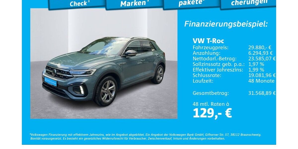 VW T-Roc 23.592 km 29.880 &euro; Glinde 21509