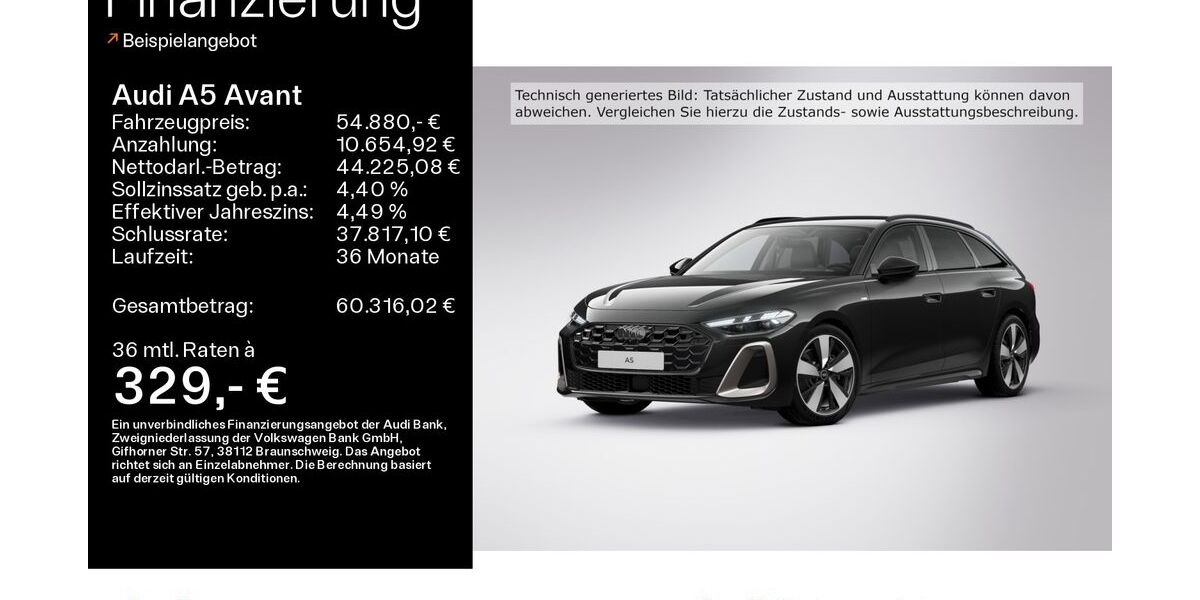 Audi A5 9.432 km 54.880 &euro; Hofheim 65719