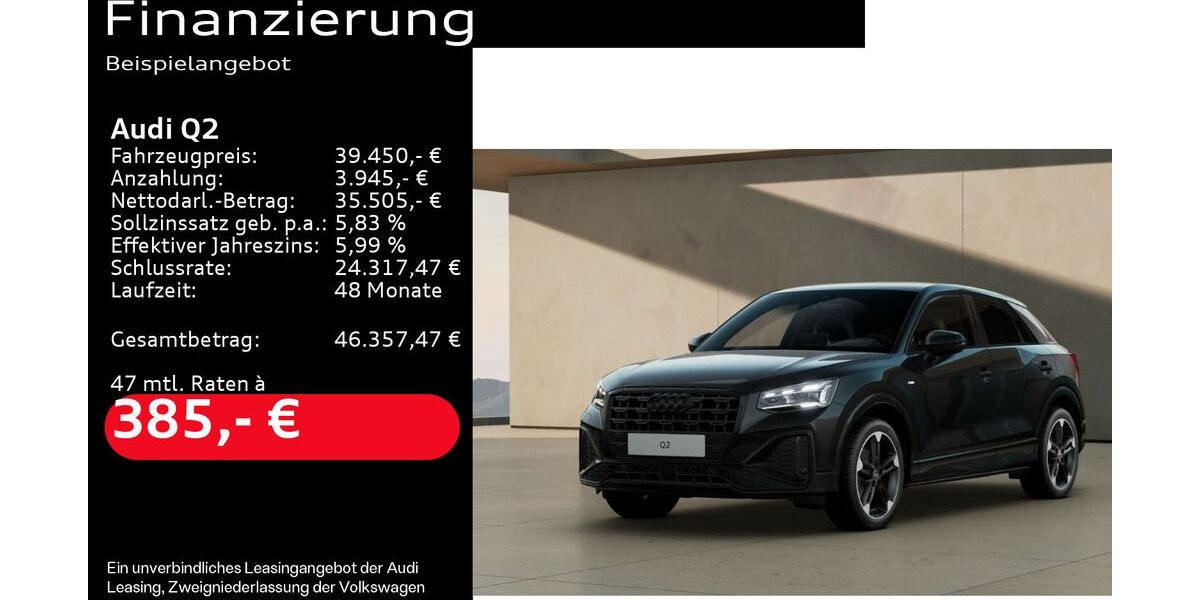 Audi Q2 2.500 km 39.450 &euro; Bad Hersfeld 36251