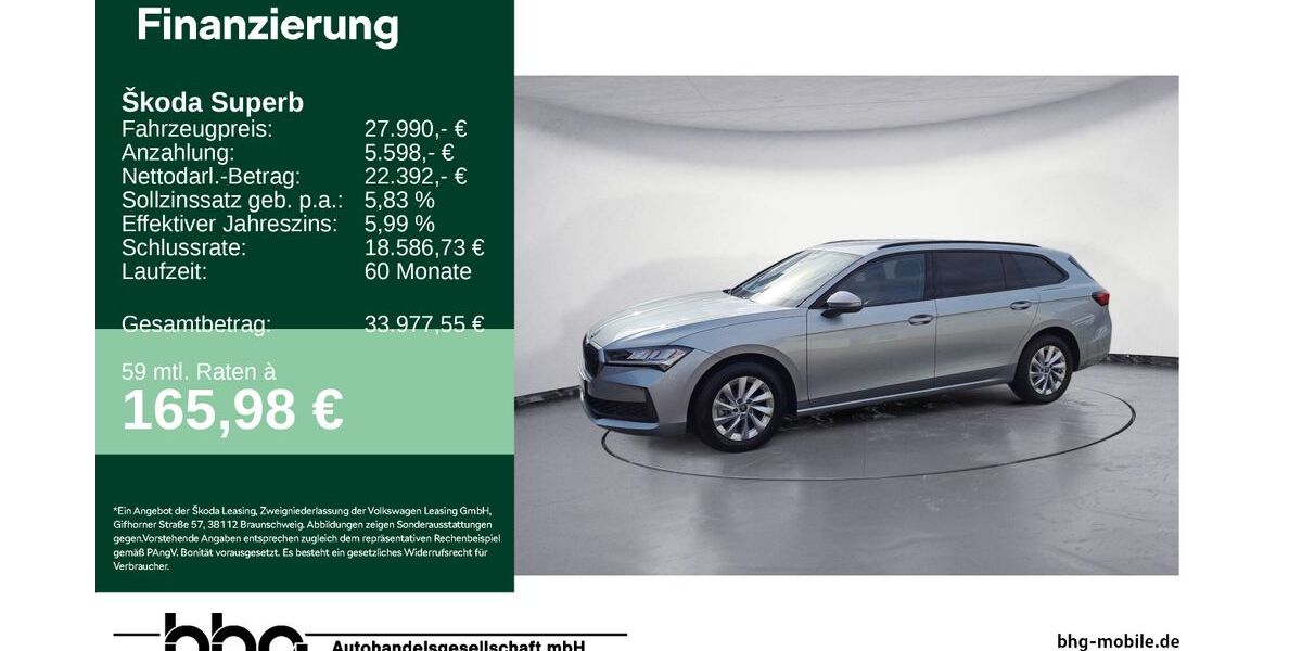 Skoda Superb 20.678 km 27.990 &euro; Ettlingen 76275