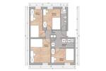 Etagenwohnung Nürnberg Zollhaus - 4 Zimmer, 57 m&sup2;, 380&euro; | Angebot:26863589