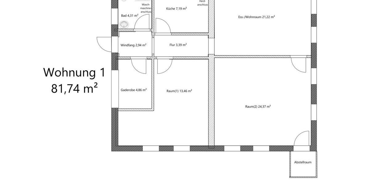 Erdgeschoßwohnung Irsee - 1 Zimmer, 70 m&sup2;, 720&euro; | Angebot:26336621