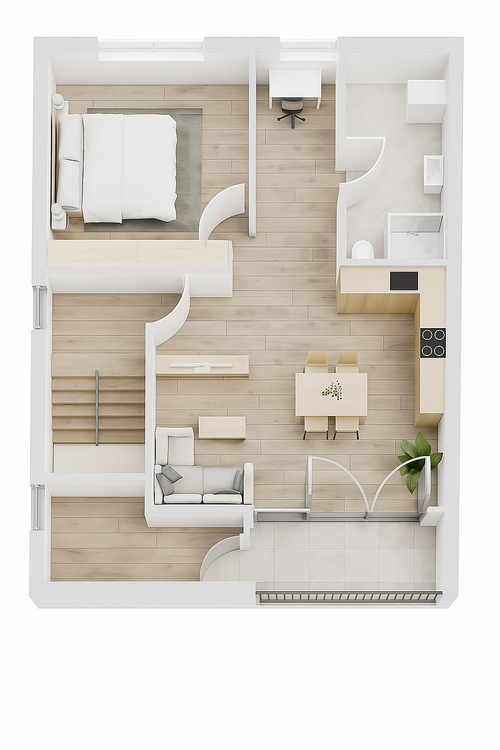 Wohnung zum Mieten in Leinefelde 830 € 80 m²