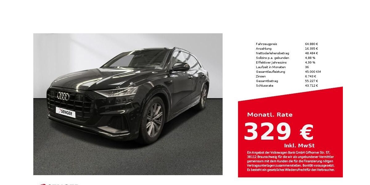 Audi Q8 52.333 km 64.880 &euro; Bielefeld 33609