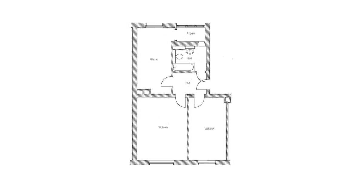 Etagenwohnung Dresden Leuben - 2 Zimmer, 60 m&sup2;, 475&euro; | Angebot:26904399