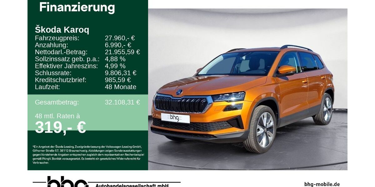 Skoda Karoq 98.192 km 27.960 &euro; Albstadt 72458
