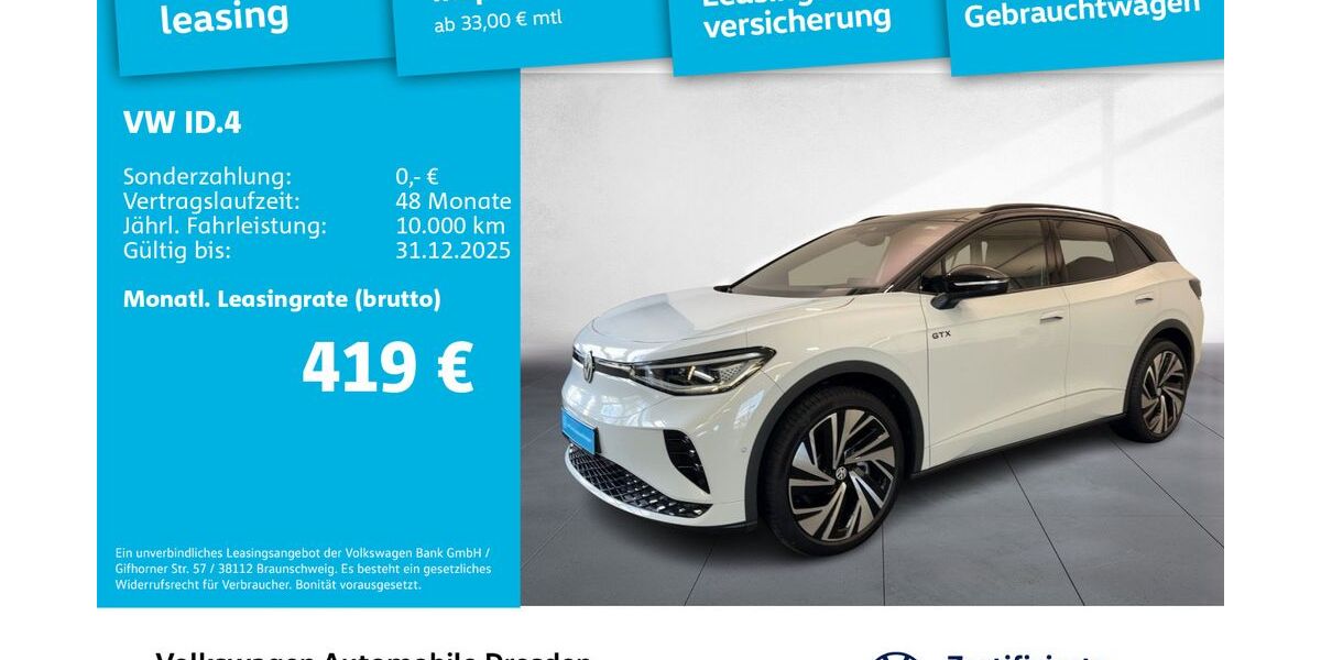 VW ID.4 14.976 km 45.980 € Dresden 01169