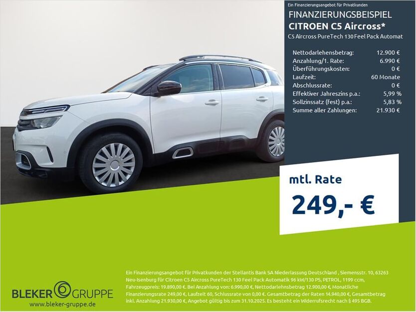 Citroen C5 Aircross 53.086 km 17.980 € Dülmen 48249