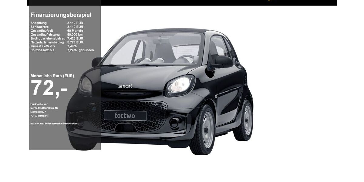 Smart ForTwo 16.280 km 8.890 &euro; Lübeck 23556