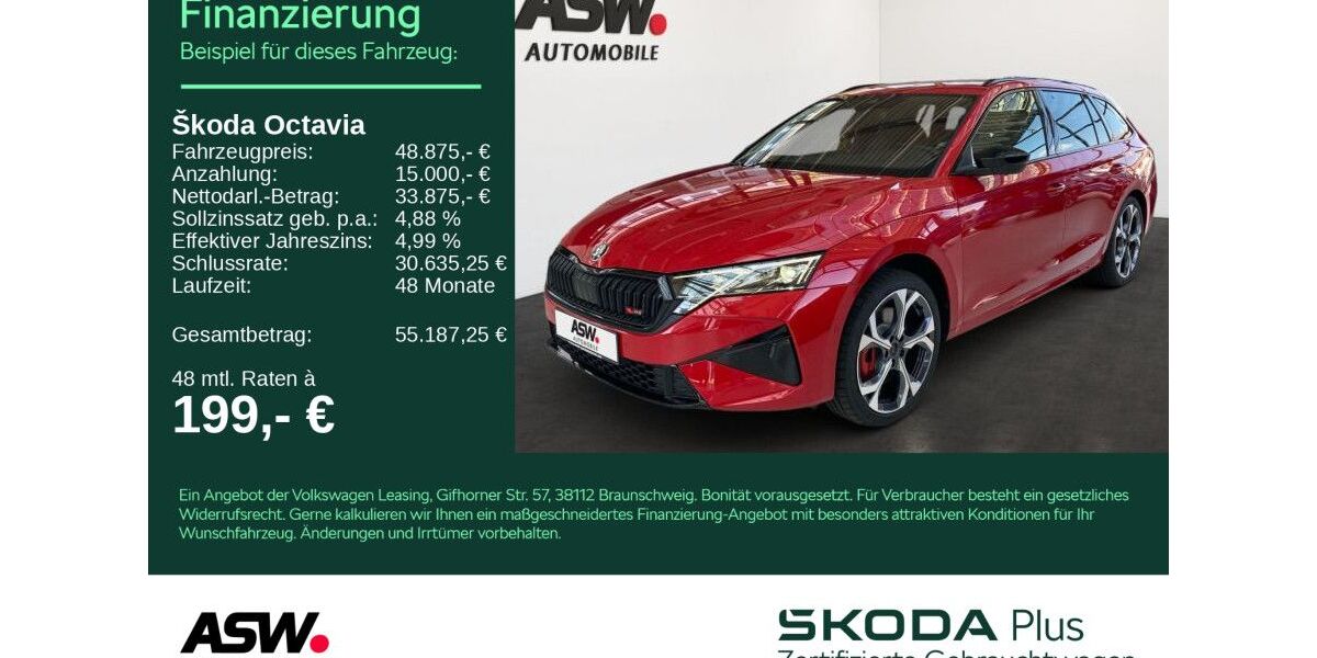 Skoda Octavia 17.500 km 45.895 &euro; Bad Rappenau 74906