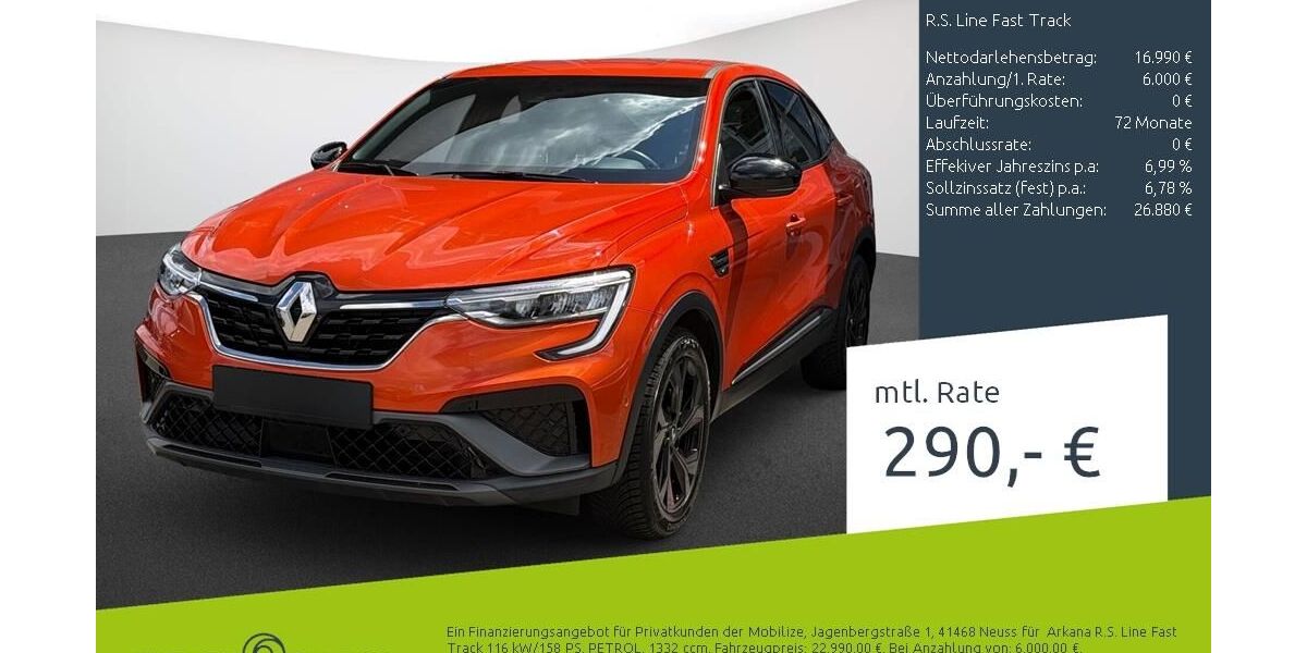 Renault Arkana 33.766 km 22.990 &euro; Stuhr 28816