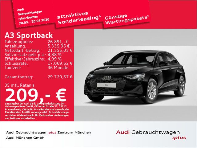 Audi A3 45.260 km 26.792 &euro; Eching 85386